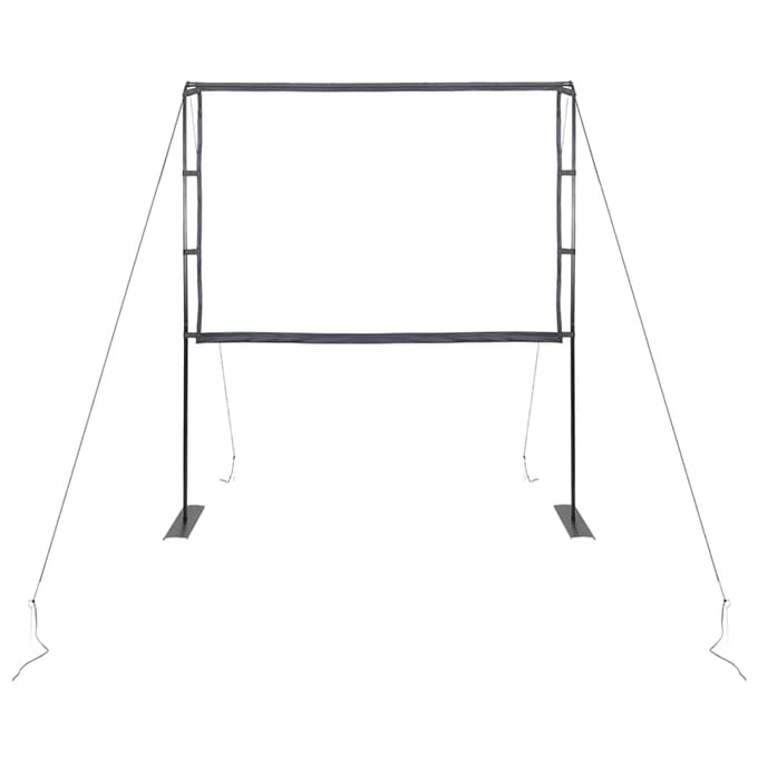 vidaXL - Projectiescherm - met - standaards - 90 - inch - 4:3