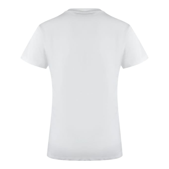 Love Moschino T-shirt Met Opvallend Logo In Wit