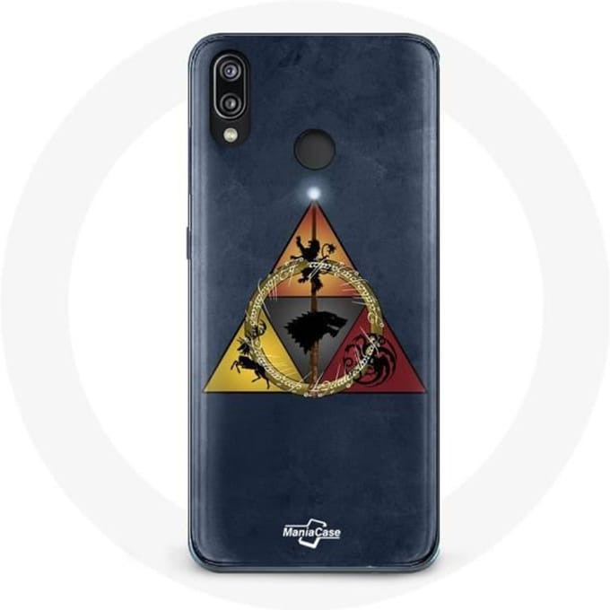 Coque - Game of Thrones - Huawei P20 Lite - Souple - Triangle Logo Baratheon - Mixte