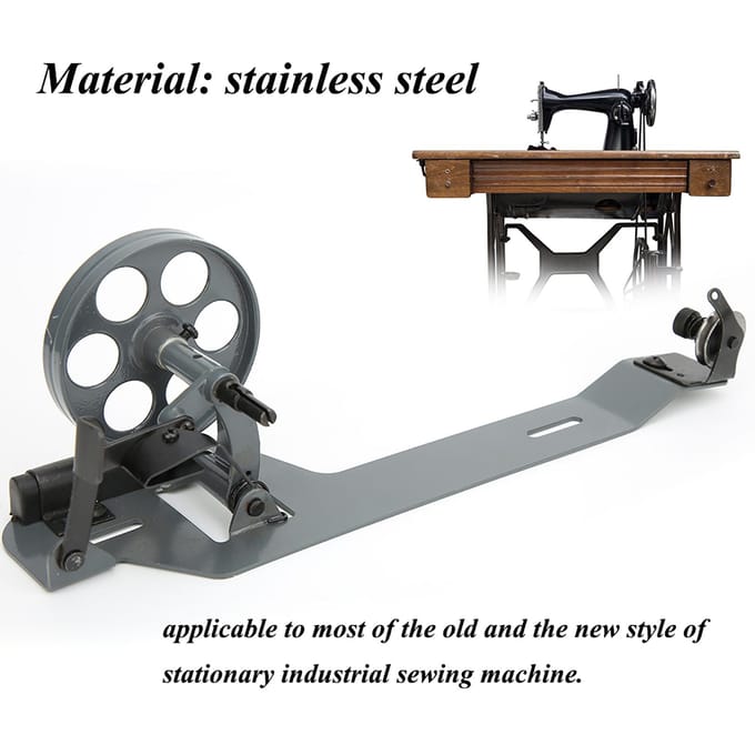Grote Spoelwinder Roestvrij Staal Industriële Naaimachines Accessoires gray
