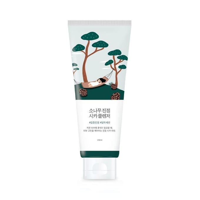 ROUND LAB Pine Calming Cica Cleanser Lage pH Kalmerende Schuimreiniger 150ml 1 Pack (150ml) white