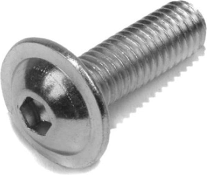 Inbusbout 7380 Flens Bk 10.9 M6X12 Elvz - 200 stuks