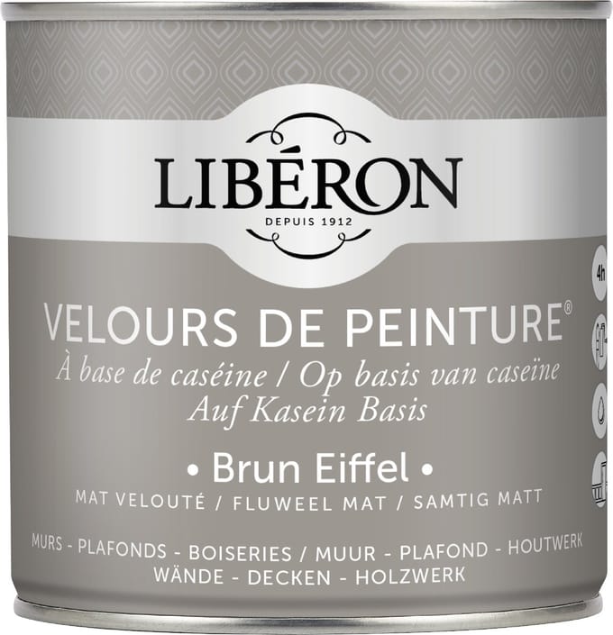 Liberon Velours De Peinture Muurverf - Mat - Brun Eiffel - 0,5l