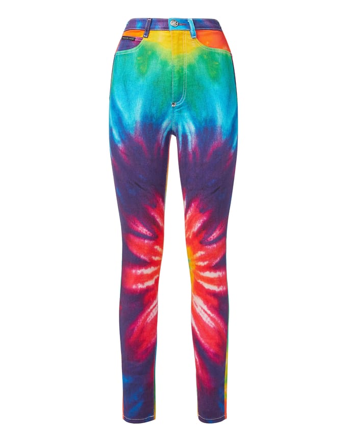 Super Hoge Taille Jegging Tie Dye
