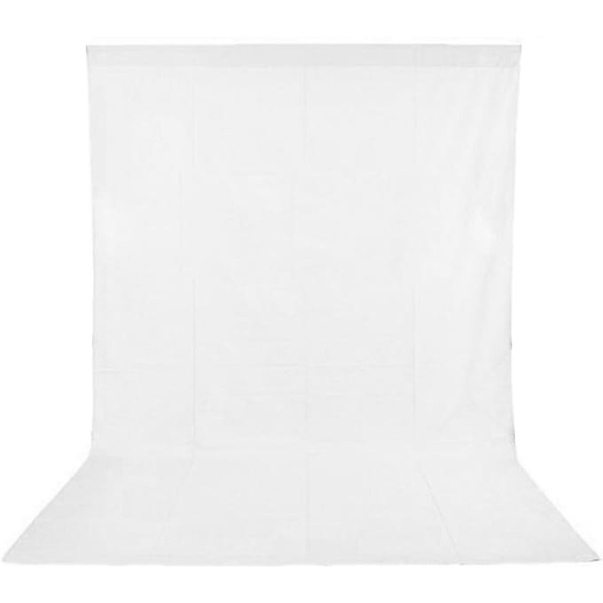 Écran de fond de toile de fond en tissu non tissé, vidéo de Studio de photographie 1.6*3m/ 5.2 * 9.8ft blanc