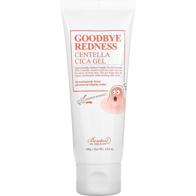 Benton, Goodbye Redness Centella Cica Gel, 100 g (3.52 oz) white