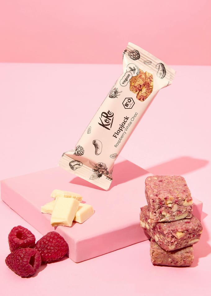 Bio oat bar raspberry white choc 60 g