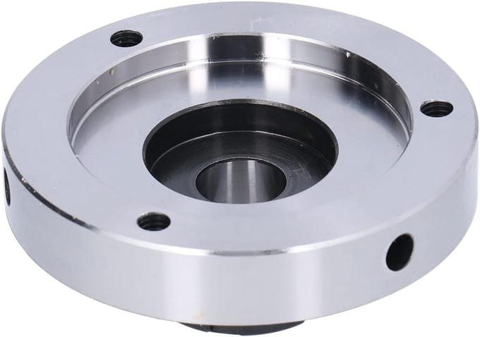 Spantanghouder - Klemmoerhouder - Machine bewerking - Stabiele structuur - 100 mm diameter - Zilverkleurig