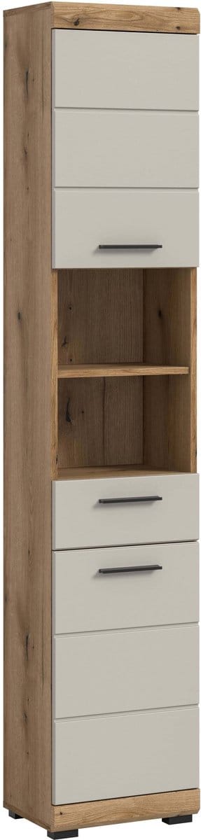 Scout hoge kast kasjmier mat MDF TZ Evoke Eiken NB - 31x37x191cm