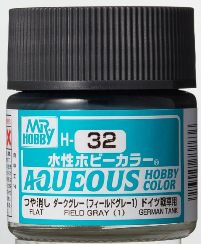 Gunze H-032 - Field Grey Glanzend - Mr. Hobby Aqueous Modelbouwverf 10ml