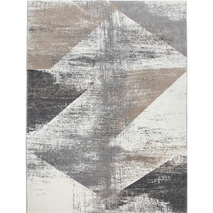 Modern tapijt Merano grijs  60x100 cm