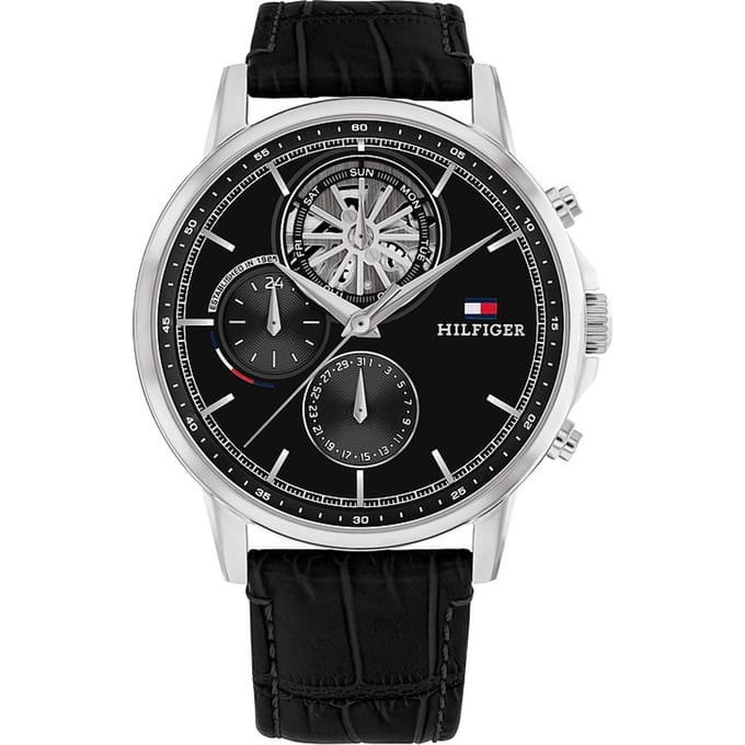 Tommy Hilfiger - Heren Horloge Stewart 1710605 - Zwart