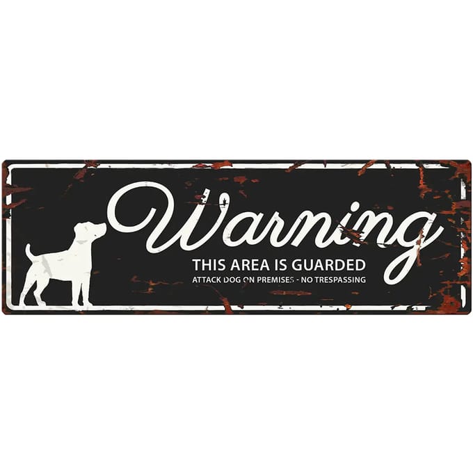 Waarschuwingsbord voor honden n D&D Home