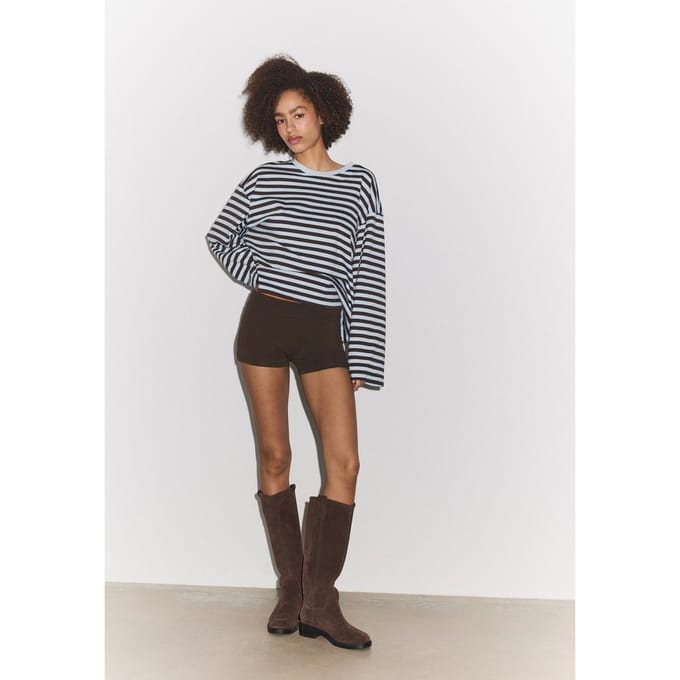 Stradivarius Minishort  Bruin L