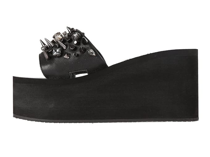 Luxe teenslipper in het zwart