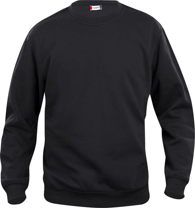 Clique Basic Roundneck Junior 021020 - Zwart - 110-120