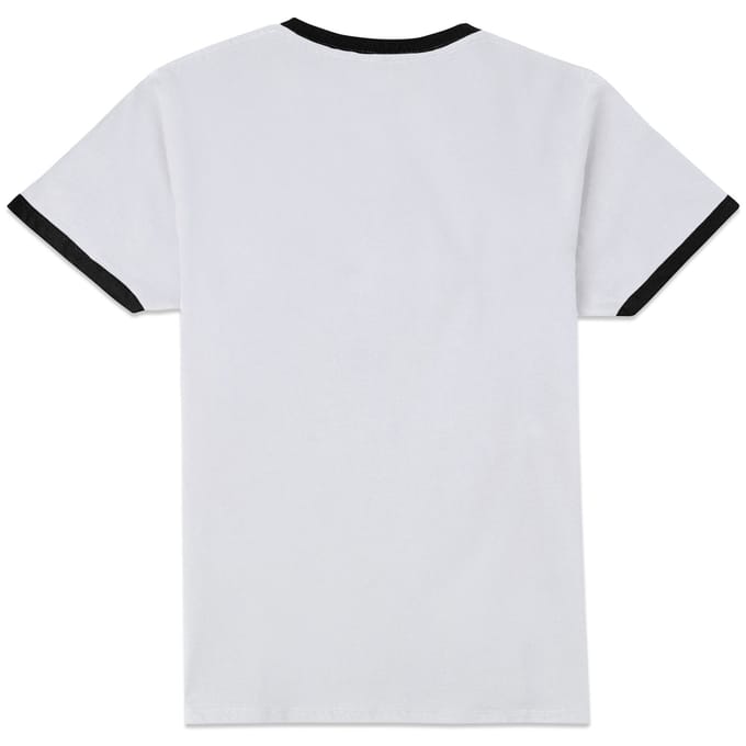 DC Comics Superman Daily Planet Unisex Ringer T-Shirt - White/Black - L