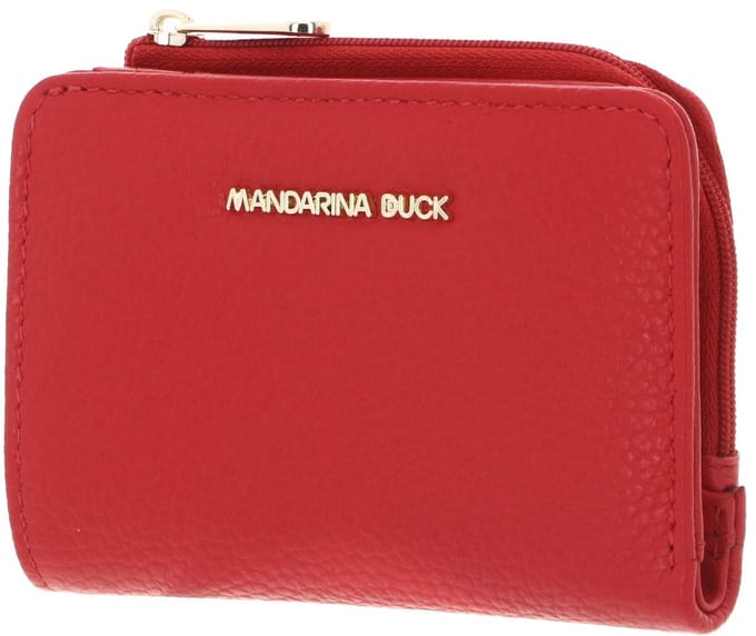 MANDARINA DUCK Leren portemonnee Mellow Wallet Diva rood