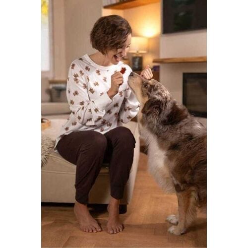 Katoenen dames pyjama champagne Ringella - Beige - Maat - 48