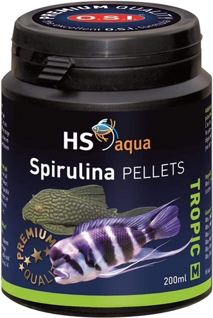 HS Aqua Spirulina Pellets M 200ml