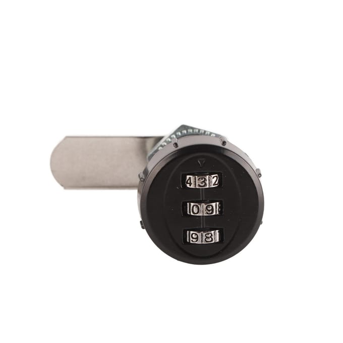3-cijferige codecombinatie Cam-kast Zinklegering Wachtwoordbeveiliging Gecodeerd slot L 30.5 gray