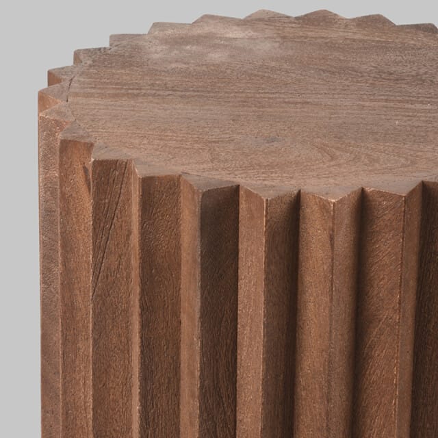 LABEL51 Novan Bijzettafel - Bruin - Hout - 35 cm