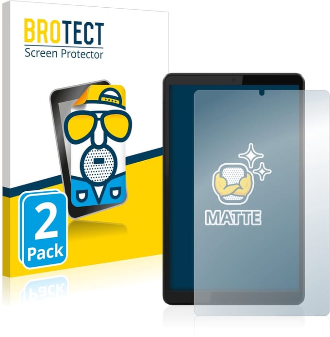 BROTECT - Screenprotector voor Lenovo Tab M8 (3. Gen.) - Folie Beschermfolie matte 2 Stuks