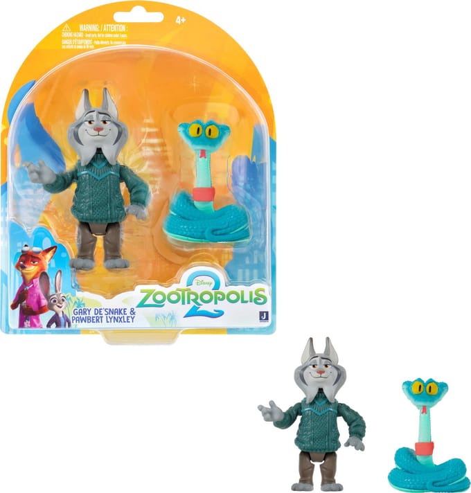 ZOOTROPOLIS - 2 Figure Pack Gary De'Snake & Pawbert Pelter (Zootropolis 2)