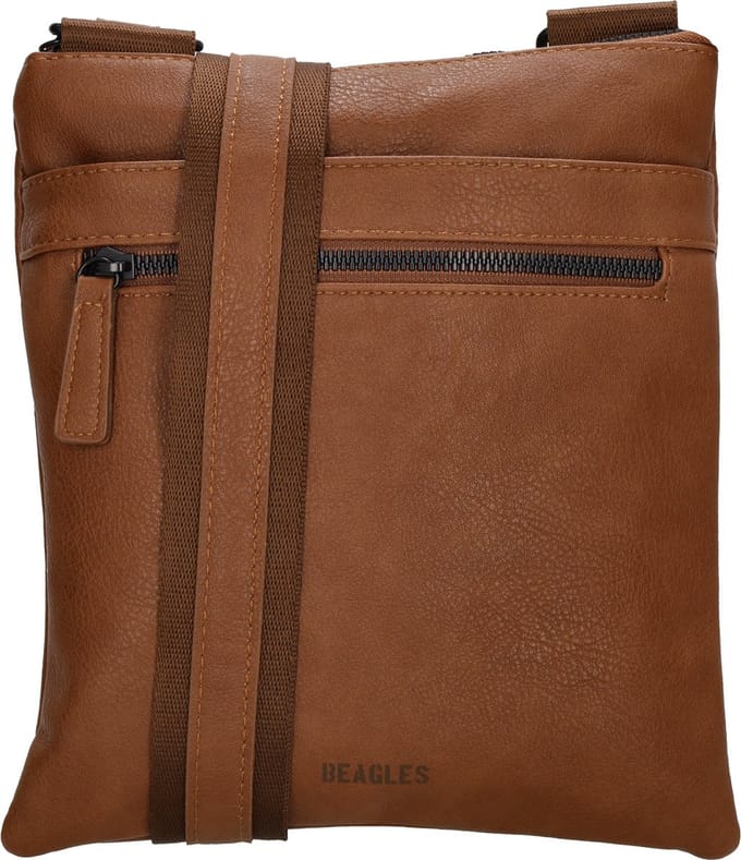 Beagles Toledo Corssbody Schoudertas - Cognac