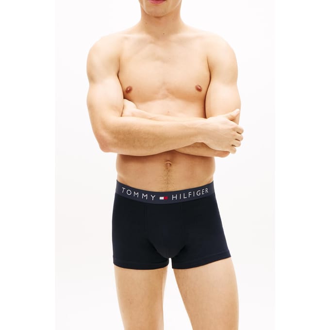 Tommy Hilfiger 3-pack Trunks Des Sky/des Sky/des Sky Size: M | Underpants Outlet | Heren | Blauw