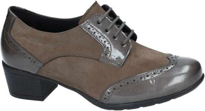 Solidus -Dames - taupe - pumps & hakschoenen - maat 41.5
