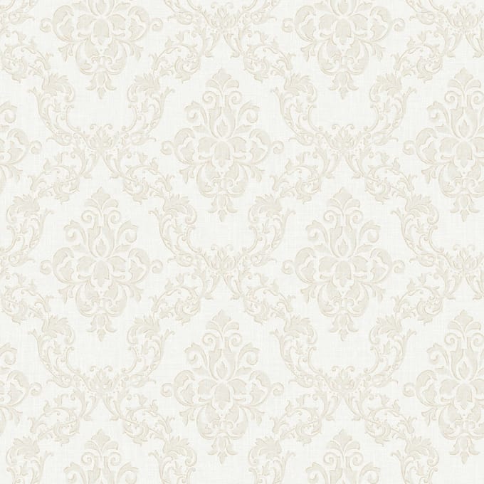 Boråstapeter Vliesbehang 38744 - Borosan Hem - Klassiek Wit - 53cm x 11.20m