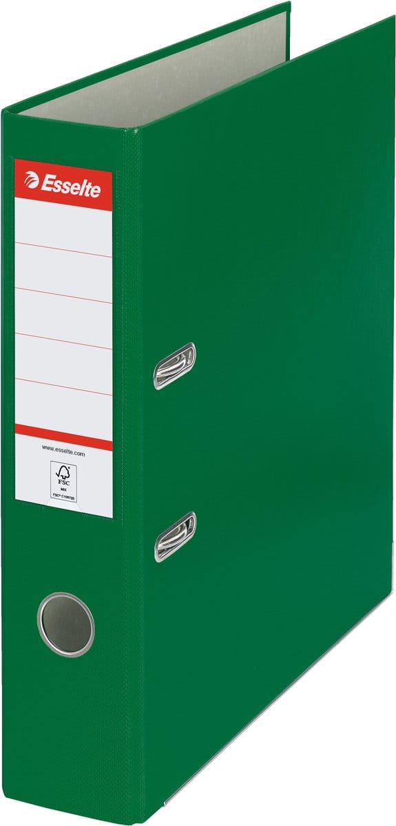 Esselte Ringband Kaart A4 75mm Groen - Documenten Organizers