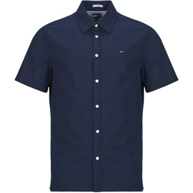 Tommy Jeans  Overhemd Korte Mouw TJM REG SEERSUCKER SHIRT EXT