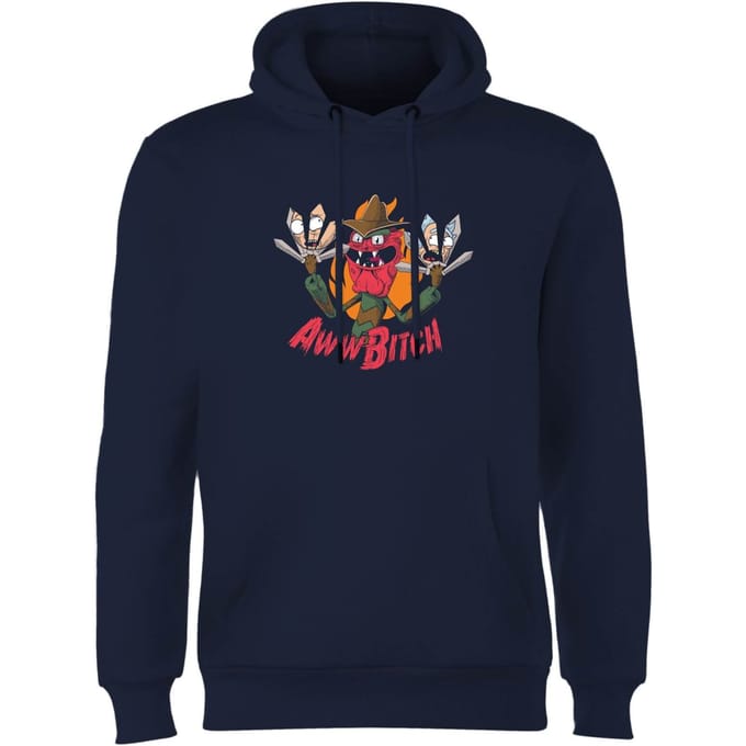 Rick and Morty Scary Terry Hoodie - Navy - S