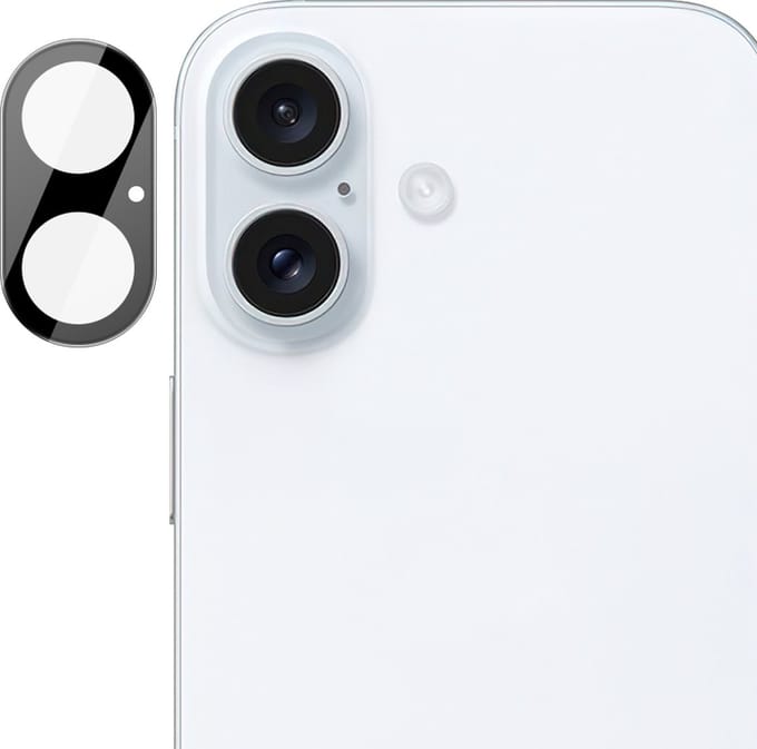 Solidenz Camera Protector - Geschikt voor Apple iPhone 16 / 16 Plus - Zwart