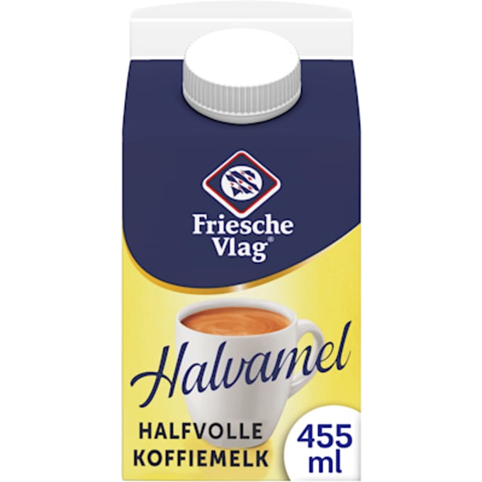 Koffiemelk Friesche Vlag halvamel 455ml