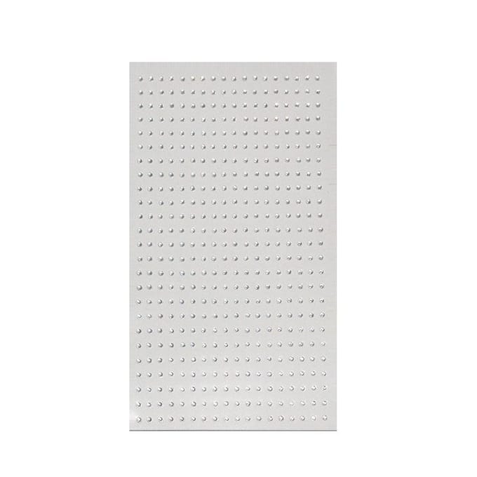Bijoux de Visage Perles Imitation 2mm, Bijoux de Cheveux, Bijoux de Sourcils, Autocollants Diamantés blanc