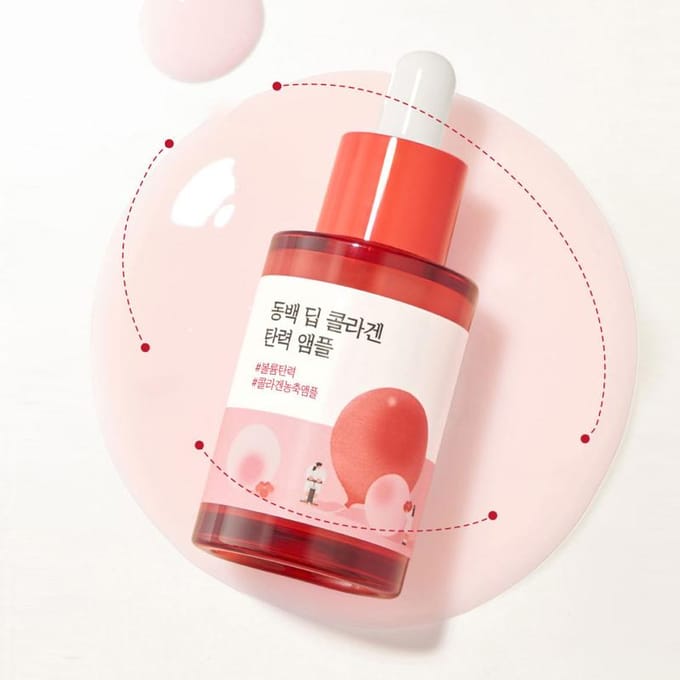 [ROUND LAB] Camellia Diep Collageen Verstevigende Ampul 30ml red