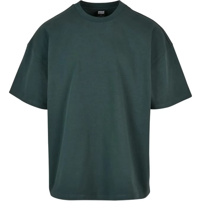 Urban Classics - Ultra Heavy Oversized Heren T-shirt - M - Groen