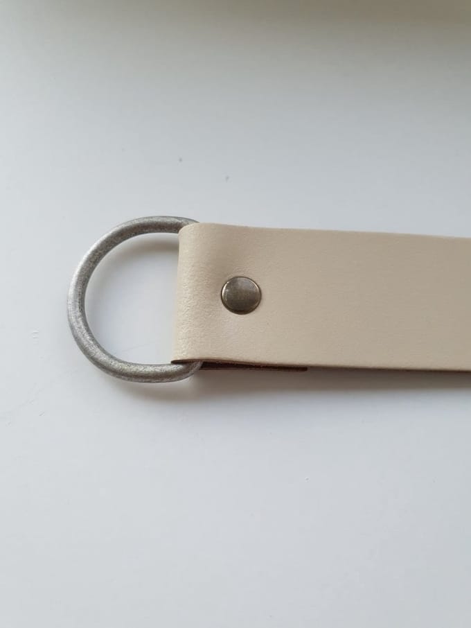 Gordijn embrasse leer3cm Creme