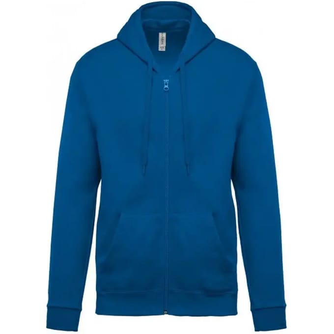 Kariban Sweater met rits en capuchon K479 - Light Royal Blue - L