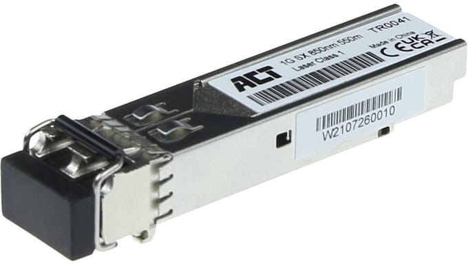 ACT SFP SX transceiver gecodeerd voor Dell SFP-1G-SX