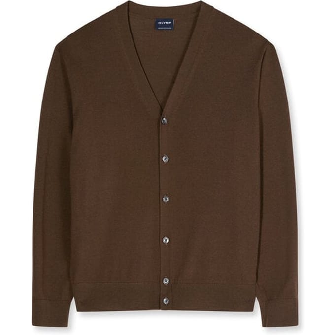 OLYMP Casual Breisel, Zwart-Bruin