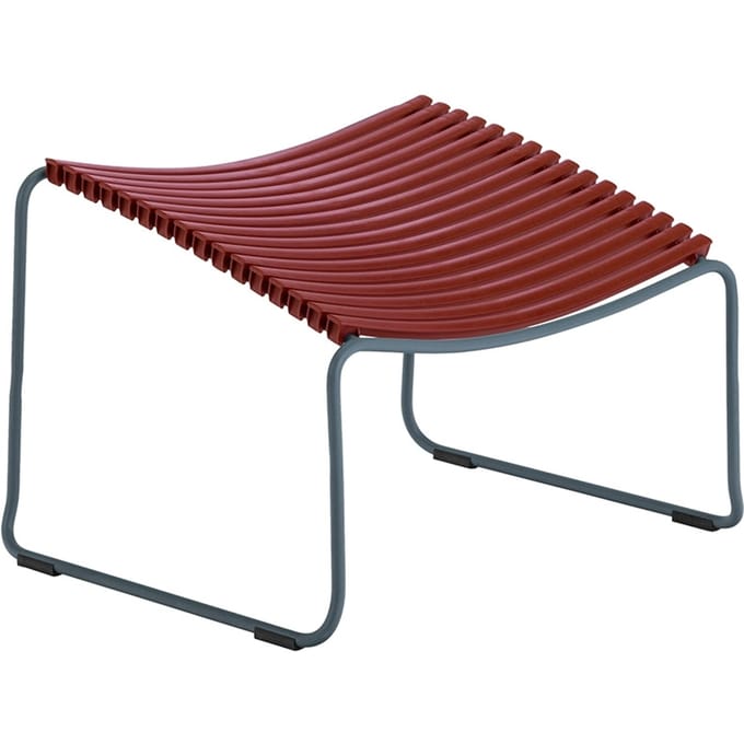 HOUE - Click Footrest Kruk schuin - Paprika - rood
