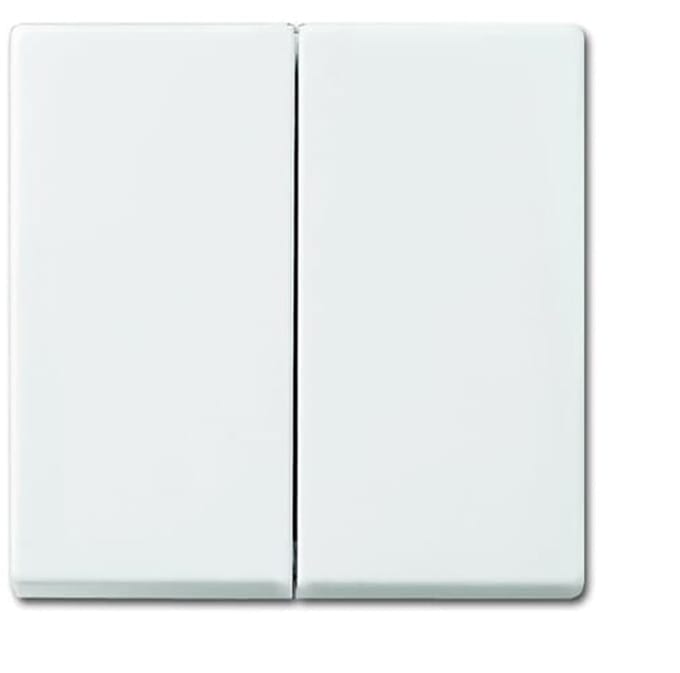 Busch-Jaeger 2505-914 Serieschakelaar, Serietoets Afdekking Busch-balance SI Alpine-wit 1 stuk(s)