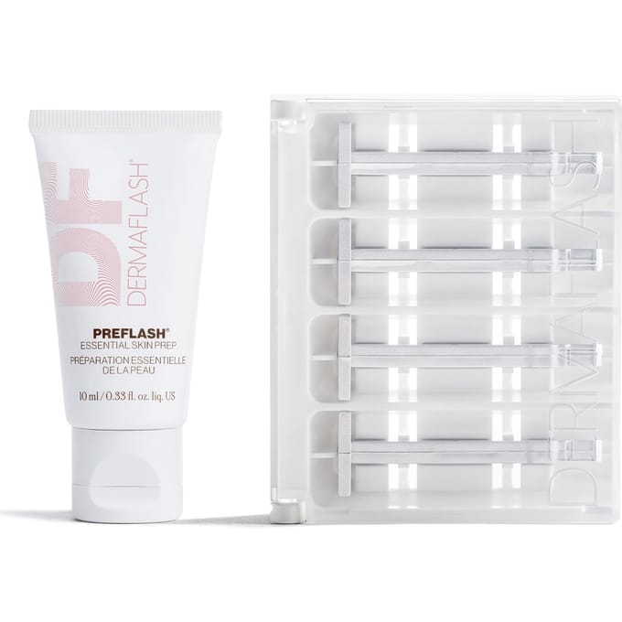 DERMAFLASH The Essentials and Sonic Dermaplaning Refill Kit (Various Options) - 4 Week Supply