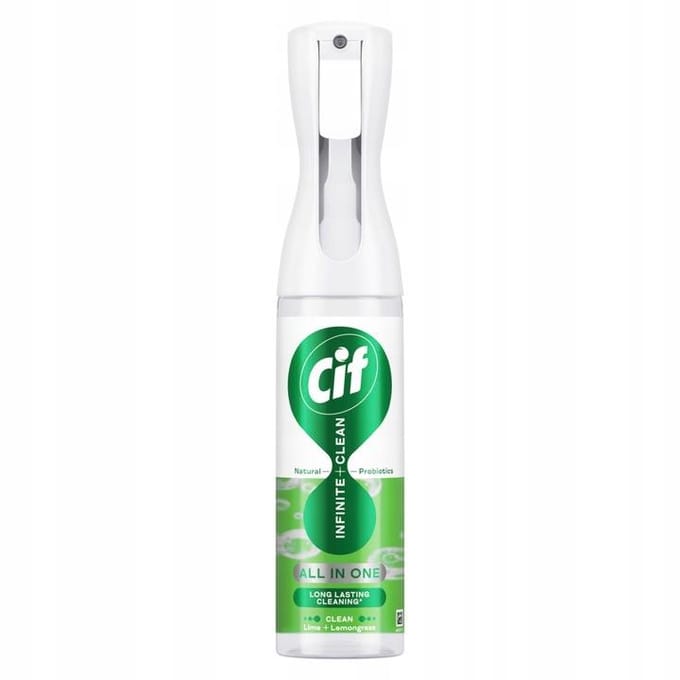 Cif Infinite Clean Limoen & Citroengras Universele Reinigingsspray 280 ml
