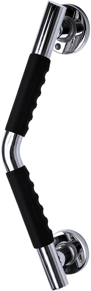 Ridder Ken Hoekbadgreep - Softgrip - 43cm - Chroom/Zwart