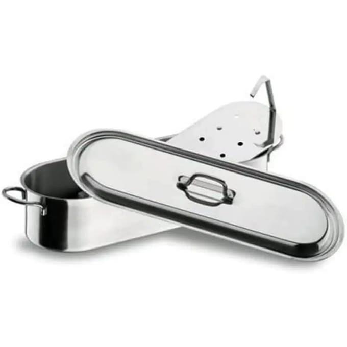 Vispan met roestvrij stalen rooster Lacor 60 cm